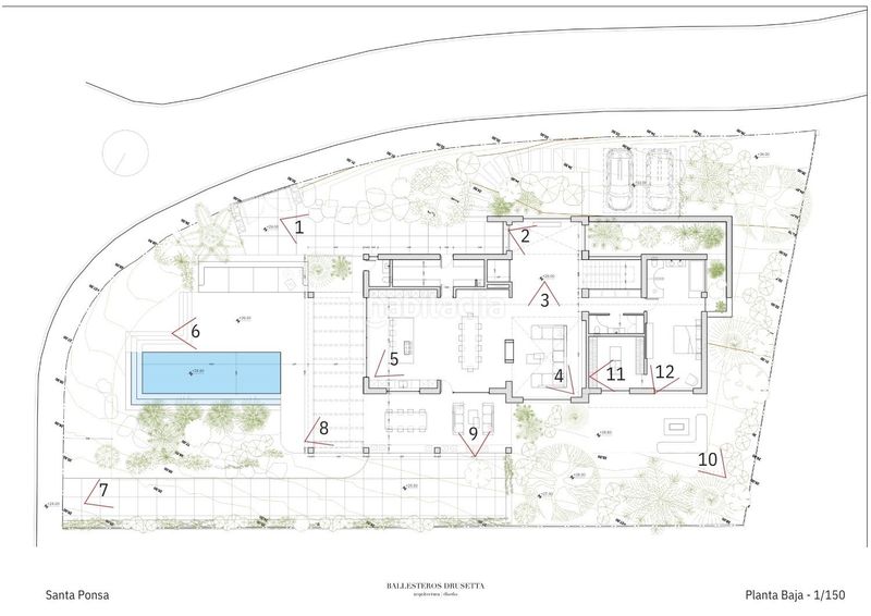 Foto e578ff1f-022c-48e0-9353-5325e62bfb15. Terreno residencial solar urbano con proyecto de villa aprobado y potencial para desarrollo plurifamiliar en santa ponsa en Calvià