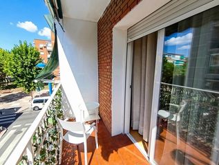 Etagenwohnung in Santos. Piso 2 dormitorios con terraza