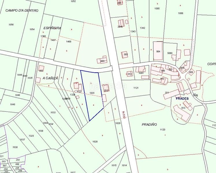 Foto e8e49ea3-245b-4554-8c83-5fa7a25125f1. Terreno residencial solar edificable en Parroquias de Santiago Santiago de Compostela