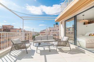 Ático en Bons Aires. Ático de diseño en sescorxador, palma.vistas a la ciudad y tramu