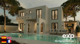 Chalet in Calle riu llagunes de la mata 31. Villa segaria  proyecto de villa de lujo con licencia concedida