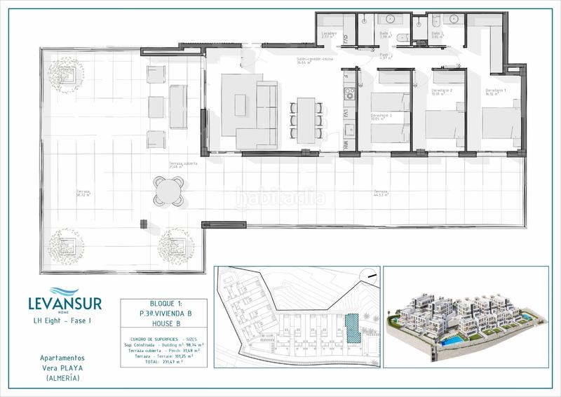 Foto 60761602-662c-4d77-9d14-40a30c5d06e8. Apartment with parking pool in Las Salinas Vera