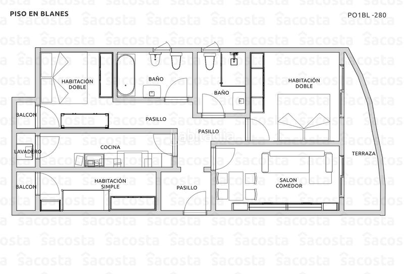 Foto 83598ccf-8208-4fb5-8c15-34196f11f203. Appartamento con parcheggio piscina in Els Pins Blanes