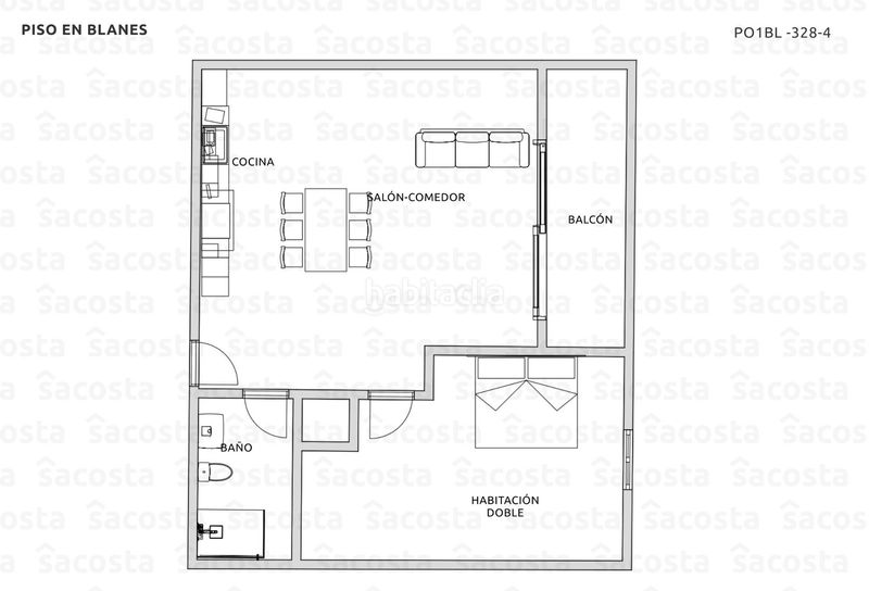 Foto 1f58038f-4c4d-46ea-8639-710d1155ff52. Flat with pool in Els Pins Blanes