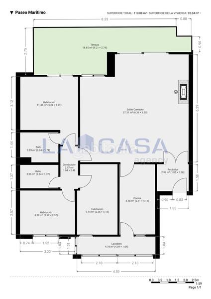 Foto e468c343-de05-40e9-84af-6d416280d5b0. Appartamento con parcheggio piscina in Baixador Castelldefels