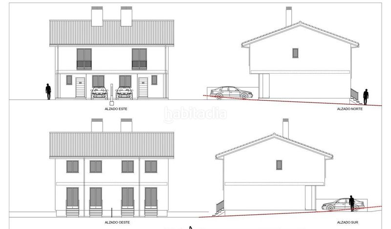 Foto b5bb188d-6705-4562-ae0e-0bb55ff3ef9c. Casa adosada último chalet disponible con jardín obra nueva en Ramales de la Victoria