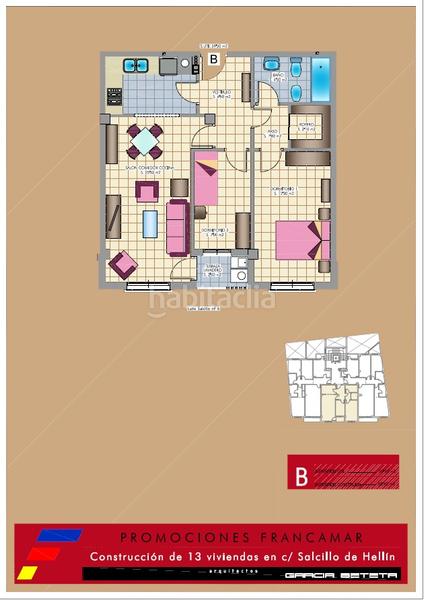 Foto be1f654a-324d-42d0-99b2-1067f2af2c0a. Piso 68m<sup>2</sup> en calle salcillo 4 en Hellín