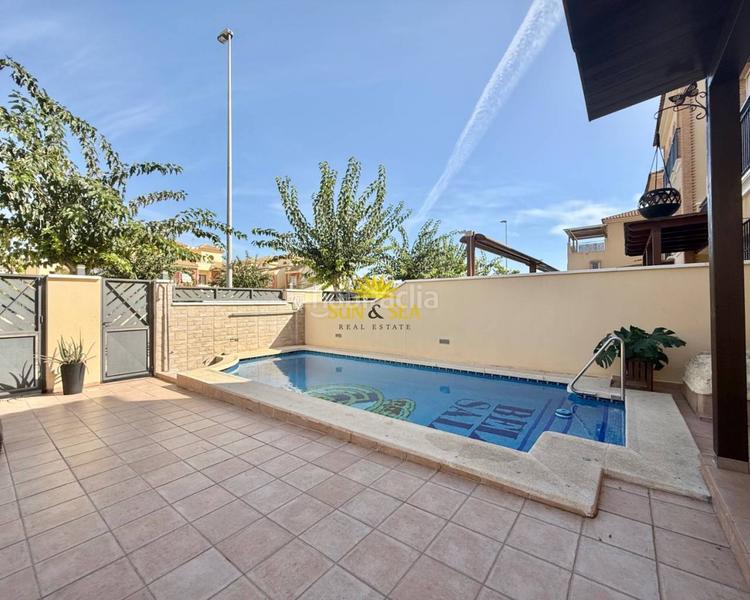 Foto 82aec2e6-02f5-45c3-bddc-0fad408497e8. Miete reihenhaus mit heizung parking pool in El Mojón Pilar de la Horadada