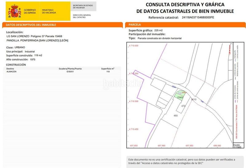 Foto 77392923-d4fb-447d-b144-b1ed08ae569d. Terreny residencial a Área Rural Sur Ponferrada