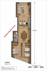 Loft en Sant Josep. Loft de 118 m2 con muchas posibilidades