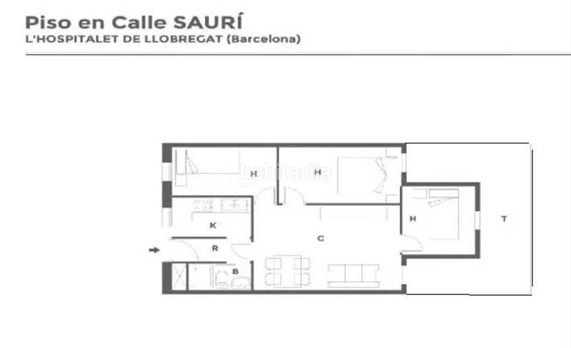 Foto b4969717-adc9-4a09-a0d6-a494fb4bbca9. Appartamento in Centre Hospitalet de Llobregat (L´)