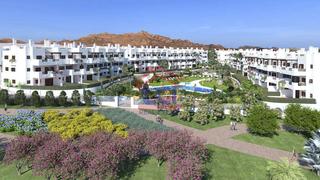 Apartament a San Juan de los Terreros. Viviendas a 600m de playa los nardos en el complejo residencial