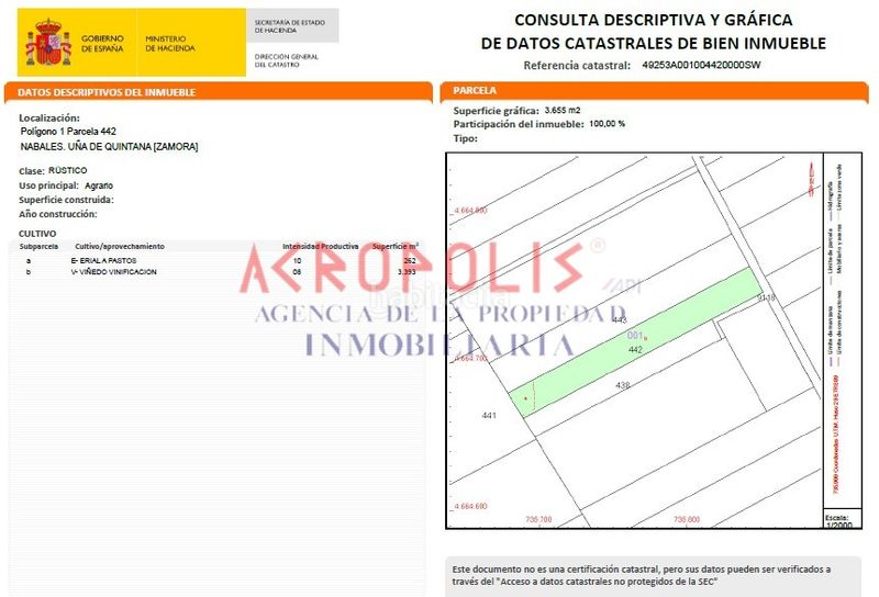 Foto d97c61c6-d6b2-4f42-91c4-9d6a65e2766d. Finca rústica a Uña de Quintana