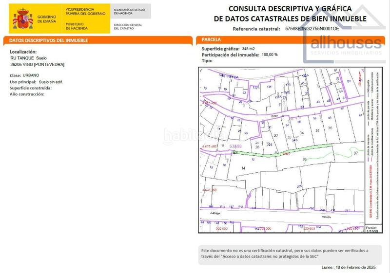 Foto 798d5de0-2c43-4256-a5e8-0f6e41231cbf. Terreno residencial en Lavadores Vigo