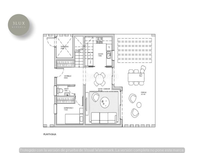 Foto d810fa57-8ce0-4d92-be2d-30e3e59ab936. Casa villa nueva construcción en Coves Noves en Coves Noves Es Mercadal