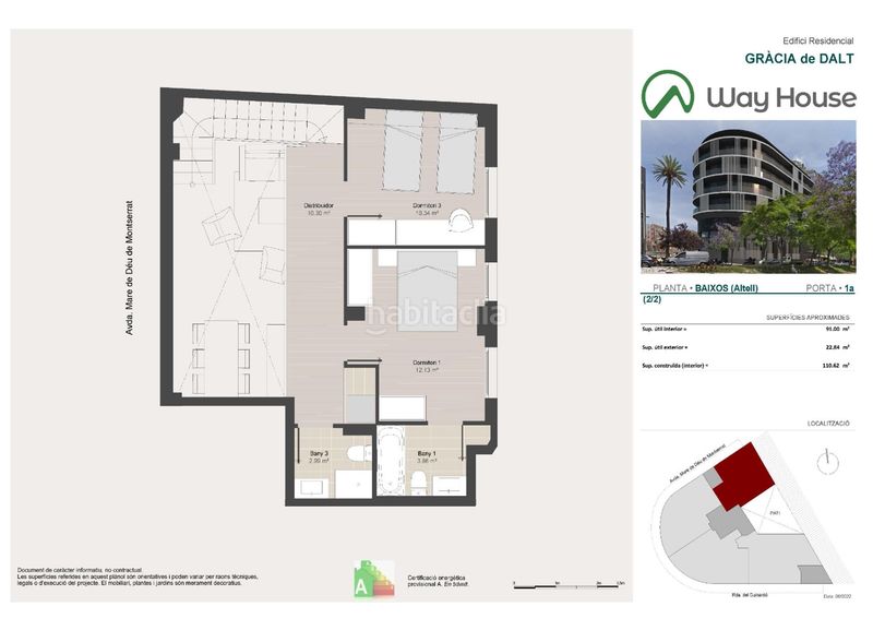 Dúplex 110m2 en ronda del guinardó 1 en La Salut Barcelona - Imagen 12