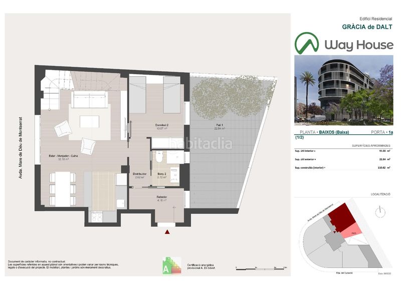 Dúplex 110m2 en ronda del guinardó 1 en La Salut Barcelona - Imagen 11
