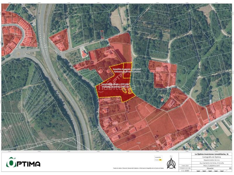 Foto f3f0c3c9-7c94-461c-bc30-5cd65d68107c. Terrain résidentiel dans lugar agrela 27 dans O Milladoiro Ames