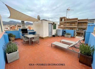 Casa in Mazarrón Casco Urbano. Sin vecinos arriba! piso independiente con terraza de 100m2 en m