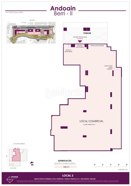 Foto 45ba3344-7f67-4966-8417-bd6f458b8228. Local comercial 341m<sup>2</sup> a ama kandida hiribidea 12 a Andoain