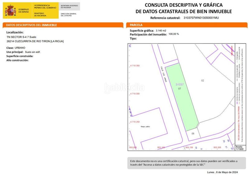Foto 14bb2194-370c-4cd3-aba8-fa5a135370f6. Terreny residencial a Cuzcurrita de Río Tirón