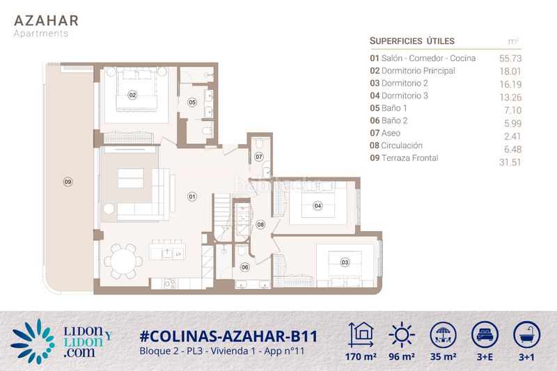 Foto 704fcbfc-8856-437a-ad23-eb8e6fe5c96b. Àtic amb calefacció aparcament piscina a Lomas de Campoamor - Las Ramblas Orihuela
