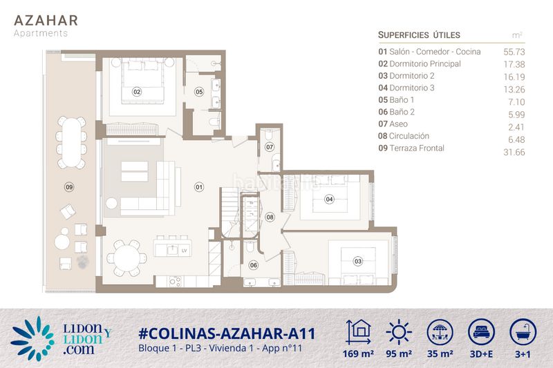 Foto eafe510b-5a20-4a23-b514-c65f6e9b2c50. Àtic amb calefacció aparcament piscina a Lomas de Campoamor - Las Ramblas Orihuela