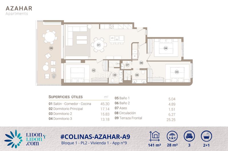 Foto 068fdba2-c999-4592-88e9-686cdcfc2ea7. Apartament amb calefacció aparcament piscina a Lomas de Campoamor - Las Ramblas Orihuela