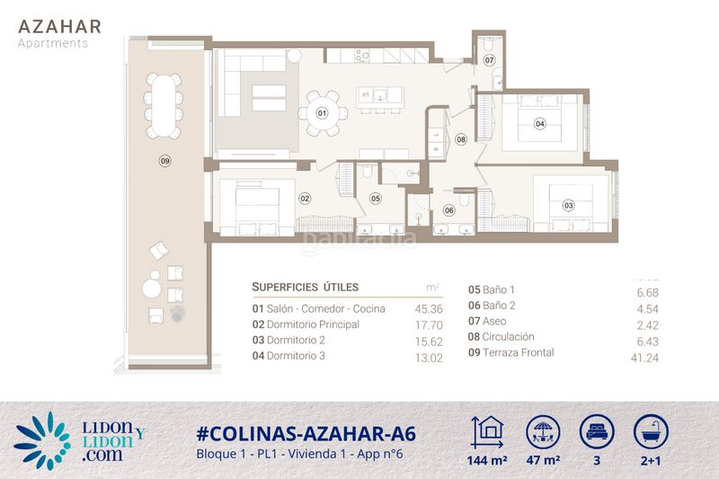 Foto c35d93f8-28fd-4e37-9c89-70dfb4bda414. Apartament amb calefacció aparcament piscina a Lomas de Campoamor - Las Ramblas Orihuela