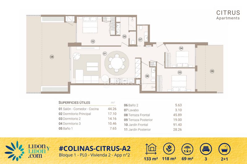 Foto cebcf7cc-3729-4a47-b510-42e9dc5f7e38. Apartament amb calefacció aparcament piscina a Lomas de Campoamor - Las Ramblas Orihuela