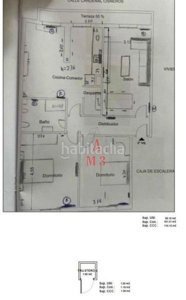 Foto c8bf81b6-1dbc-42a9-885c-0a3b6c7a08c3. Pis amb calefacció aparcament a Trobajo del camino