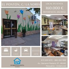 Local Comercial  Calle la noria. Negocio de hostelería, en el pontón, valencia