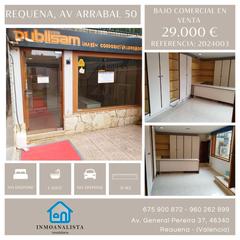 Local Comercial  Avenida de arrabal. Bajo comercial en avenida  arrabal,  requena