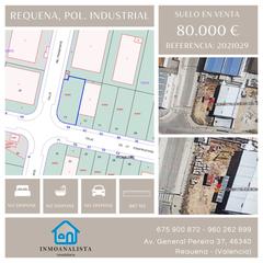 Solar industrial a Calle de la construcción 4. Parcela en el polígono de requena, calle de la construcción