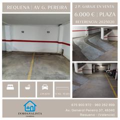 Aparcament cotxe  Avenida del general pereyra. Venta de 2 plazas de garaje en av. general pereyra