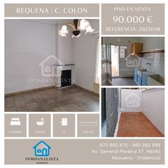 Pis  Calle de colon. Piso en venta en calle colón, requena