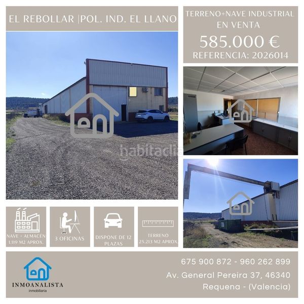 Foto a3e6b29b-237f-43fe-bd3e-65fb1b37a476. Nau industrial a Requena