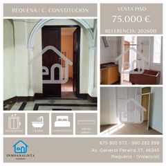 Flat  Calle constitución. Piso para reformar en calle constitución, requena