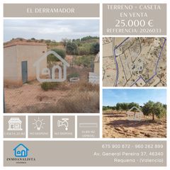 Rural plot in Calle escuelas derr 6. Terreno rústico con caseta en venta en el derramador – 14.811 m²