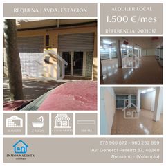 Lloguer Local Comercial  Avenida estación. Local comercial en avenida estación de requena