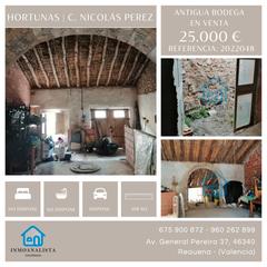 Masia  Calle nicolás pérez. Antigua bodega en calle nicolás pérez, hortunas