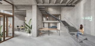 Oficina  Purissima concepcio. Nave para oficinas  coworking 628mts