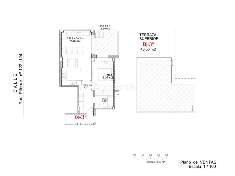 Foto 0d147318-af0a-45f0-a202-209fecf9b874. Flat 55m<sup>2</sup> with heating in La Salut Badalona
