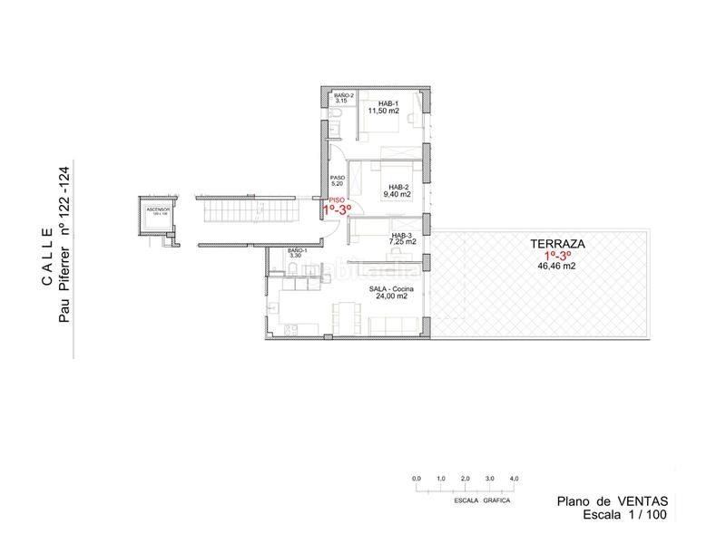Foto 5a157680-3e48-463e-8d5e-fee9a0648566. Appartamento 81m<sup>2</sup> con riscaldamento in La Salut Badalona