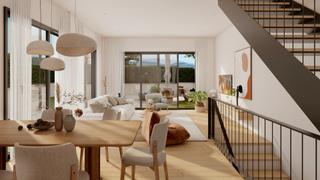 Casa a La masia 23. Casa unifamiliar pareada de 4 habitaciones, jardín privado y gar