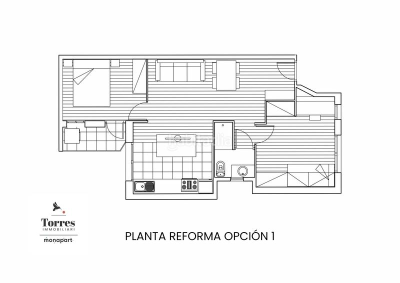 Foto 435781c0-8696-4c68-99e3-b5f57c16815a. Àtic amb calefacció a El Camp de l´Arpa del Clot Barcelona