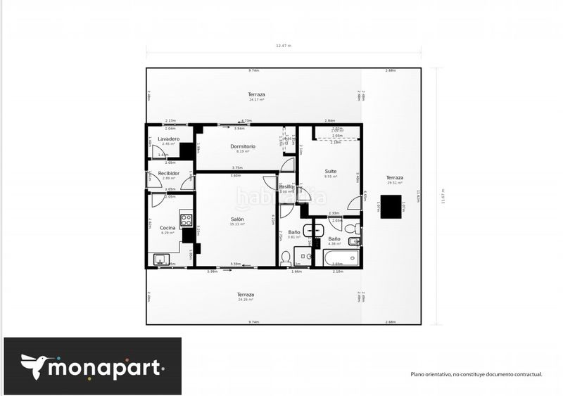 Foto a5ed4f5f-aac1-42ff-b197-4bb6877b9ef8. Àtic amb aparcament piscina a Valterna Paterna