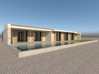 Wohngrundstück in Sa Pobla. Proyecto de nueva vivienda unifamiliar con piscina en son amer