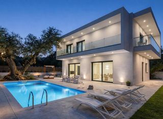 Casa en Bel - Air. Proyecto de villa contemporánea passive house con vistas al mar