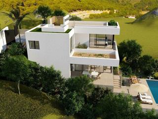 Haus in El Faro de Calaburra - Chaparral. Moderno villa en venta en mijas costa